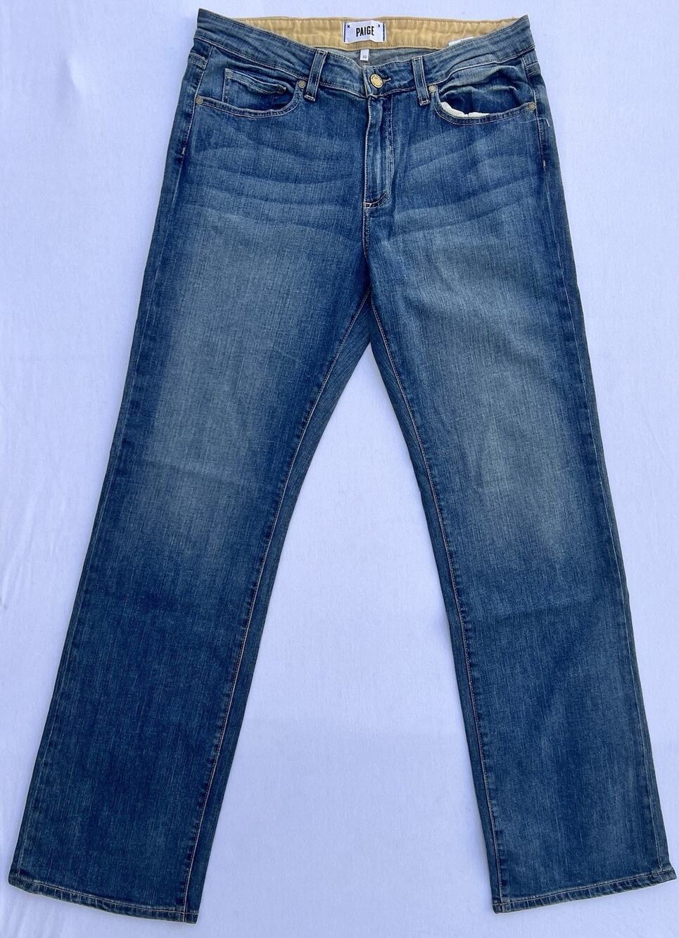 PAIGE JRG Stretch Bootcut With Tread Pocket Santa Cruz Men's Size 32 NWOT